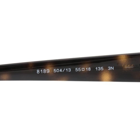 Bvlgari Brown Havana Wayfarer Sunglasses - Picture 4 of 5